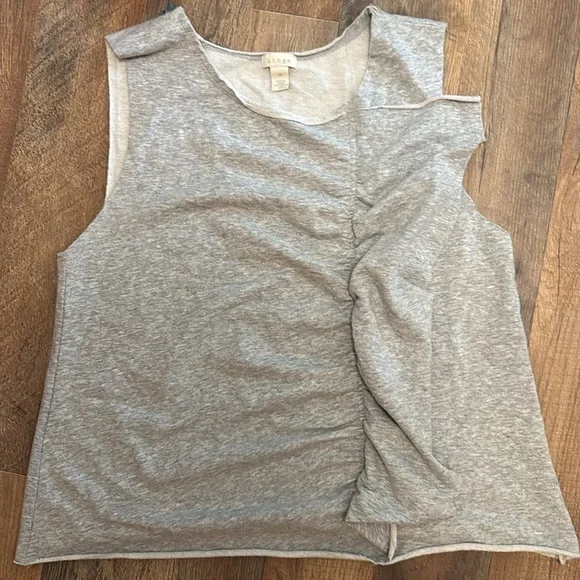 Hinge Ruffled Muscle Tee - Picture 3 of 4